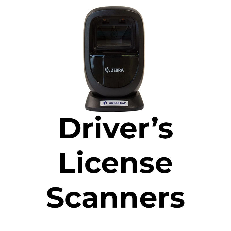Driver's License Scanners that are compatible with Ident-a-Kid's school visitor management system.