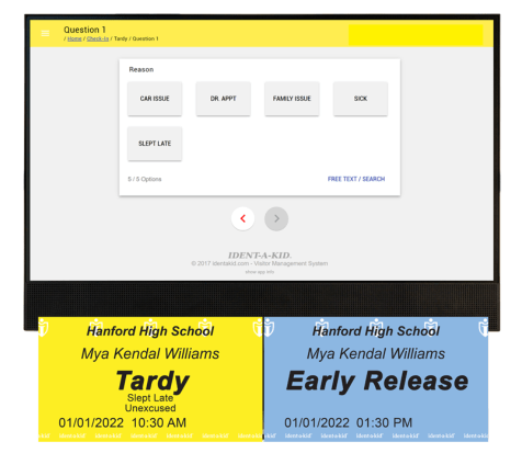 Tardy and Early Release
