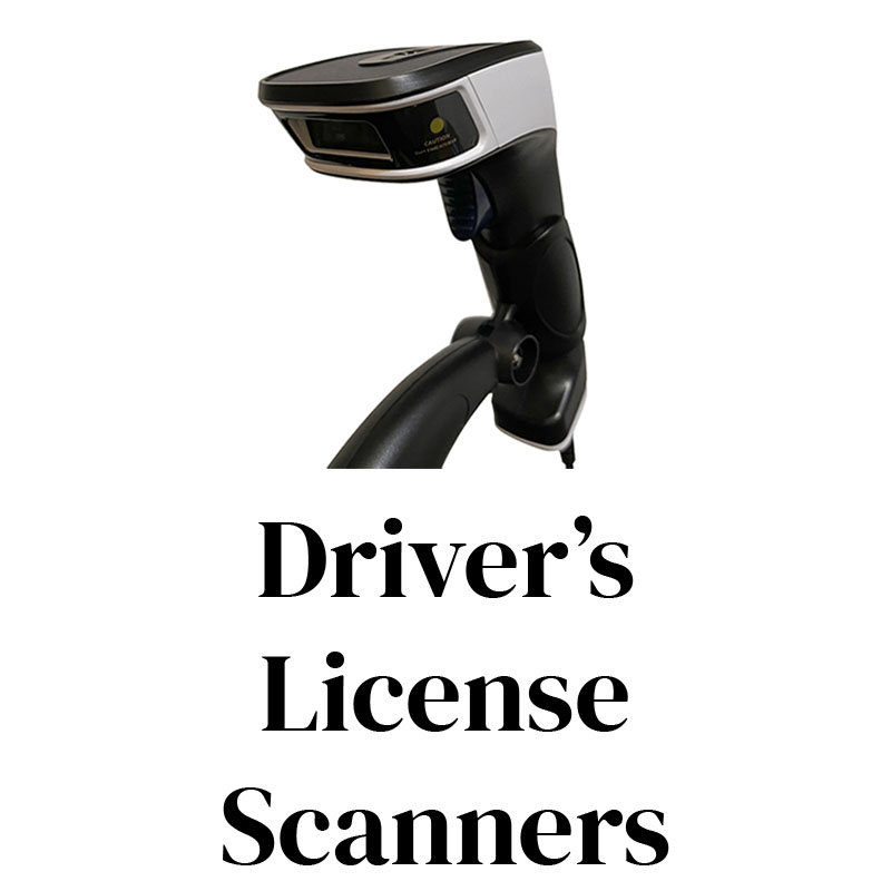 Driver's License Scanners that are compatible with Ident-a-Kid's school visitor management system.